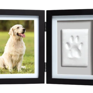 Pet Paw Print Keepsake Frame with Photo Slot