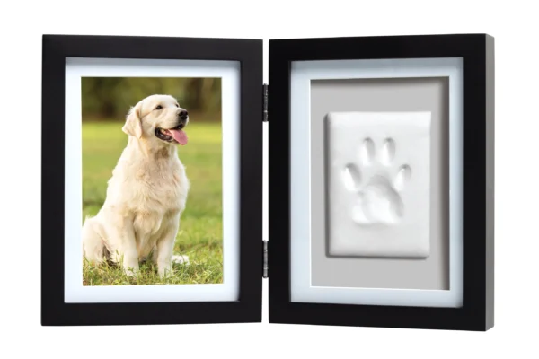 Pet Paw Print Keepsake Frame with Photo Slot